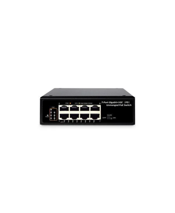 Digitus DN-651113 Unmanaged PoE+ Switch με 7 Θύρες Ethernet και 7 SFP Θύρες DN-651113