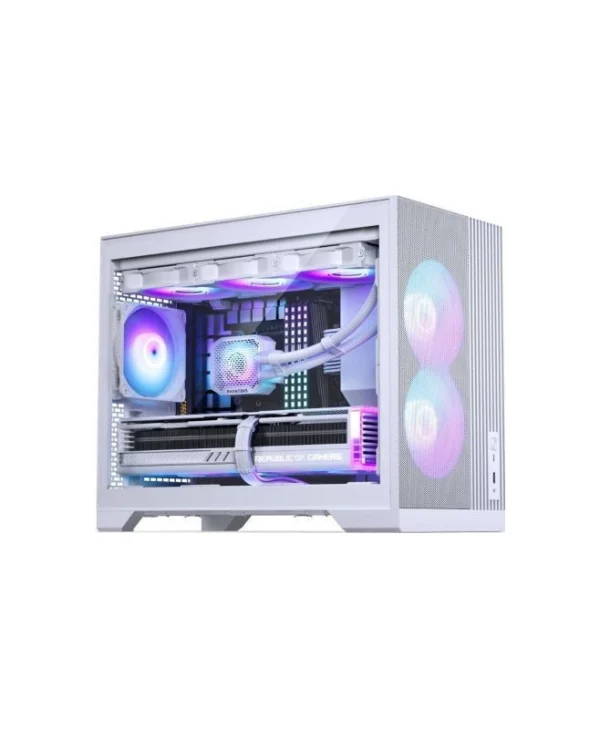Phanteks XT M3 Gaming Mini Tower Κουτί Υπολογιστή με Πλαϊνό Παράθυρο και RGB Φωτισμό Λευκό