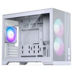 Phanteks XT M3 Gaming Mini Tower Κουτί Υπολογιστή με Πλαϊνό Παράθυρο και RGB Φωτισμό Λευκό - Image 2