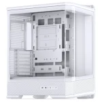Jonsbo D400 Midi Tower Κουτί Υπολογιστή με Πλαϊνό Παράθυρο Λευκό - Image 2
