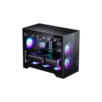 Phanteks XT M3 Gaming Mini Tower Κουτί Υπολογιστή με Πλαϊνό Παράθυρο και RGB Φωτισμό Μαύρο