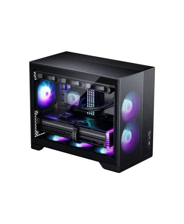 Phanteks XT M3 Gaming Mini Tower Κουτί Υπολογιστή με Πλαϊνό Παράθυρο και RGB Φωτισμό Μαύρο
