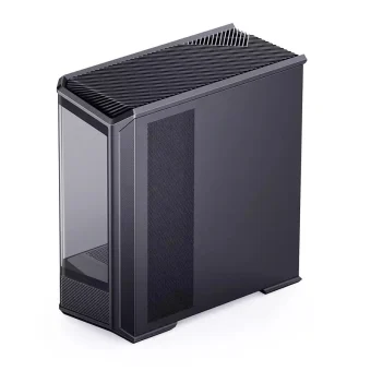 Jonsbo D400 Midi Tower Κουτί Υπολογιστή με Πλαϊνό Παράθυρο Μαύρο