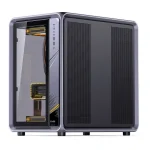 Jonsplus BO400 TG Midi Tower Κουτί Υπολογιστή με Πλαϊνό Παράθυρο Γκρι - Image 2