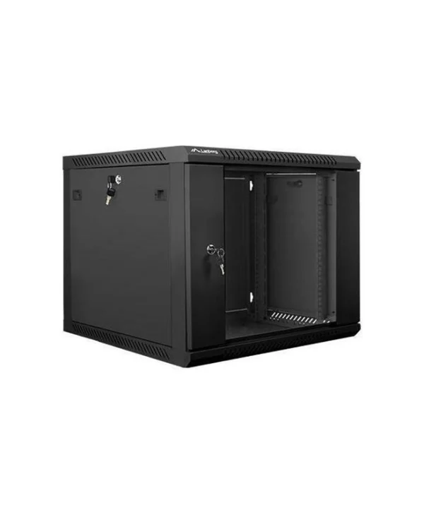 Lanberg Επιτοίχια Καμπίνα Rack 9U Μαύρο WF01-6609-23B WF01-6609-23B