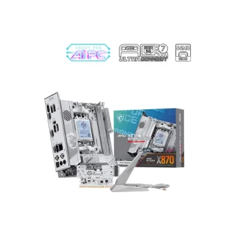 MSI MPG X870I EDGE TI EVO WIFI Motherboard Mini ITX με AMD AM5 Socket 7E50-001R 7E50-001R