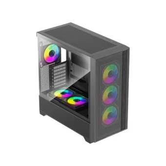 Xilence Xilent Flux X916.ARGB Gaming Midi Tower Κουτί Υπολογιστή με Πλαϊνό Παράθυρο Μαύρο