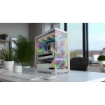 Modecom Volcano Stellar Plus ARGB Midi Tower Κουτί Υπολογιστή με Πλαϊνό Παράθυρο Λευκό - Image 2