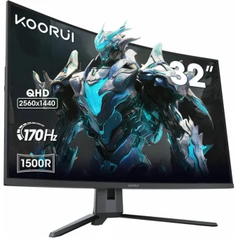 Koorui G3221SC VA HDR Curved Gaming Monitor 31.5" QHD 2560x1440 170Hz G3221SC