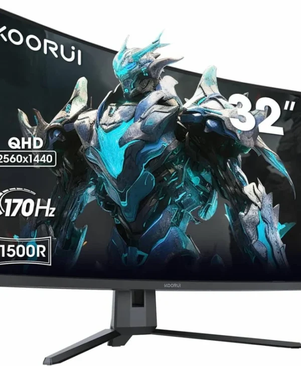 Koorui G3221SC VA HDR Curved Gaming Monitor 31.5" QHD 2560x1440 170Hz G3221SC