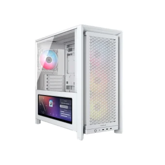 Adata Frame 4000D Gaming Midi Tower Κουτί Υπολογιστή με Πλαϊνό Παράθυρο Λευκό