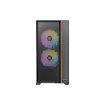Antec FLUX REAR Midi Tower Κουτί Υπολογιστή με Πλαϊνό Παράθυρο Μαύρο - Image 4