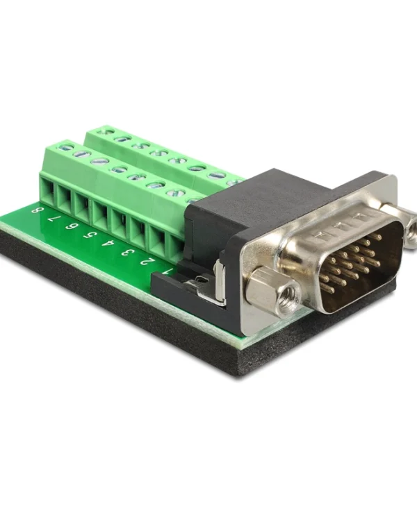 DeLock Terminal Block Βύσμα VGA male (65424) 65424