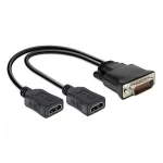 DeLock Μετατροπέας DMS-59 male σε HDMI 2x female 1τμχ 65280 65280