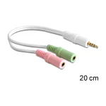 DeLock Μετατροπέας 3.5mm male σε 3.5mm 2x female Λευκό 1τμχ 65447 65447 - Image 4