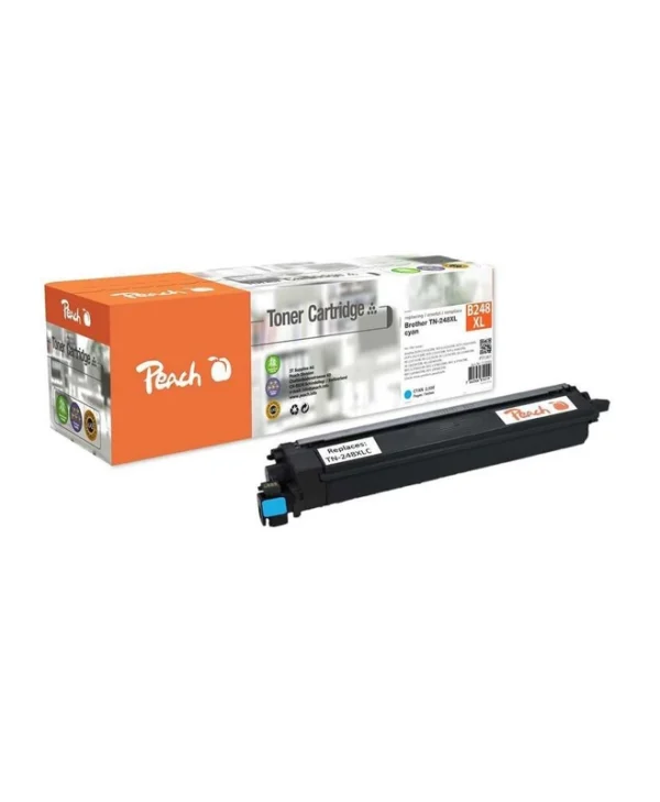 Peach Συμβατό Toner για Laser Εκτυπωτή Brother Brother Tn-248xl (dcp-l3520) Κυανό