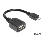 DeLock Μετατροπέας micro USB male σε USB-A female 1τμχ 83293 83293