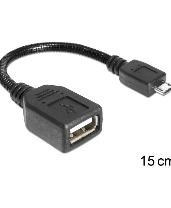 DeLock Μετατροπέας micro USB male σε USB-A female 1τμχ 83293 83293
