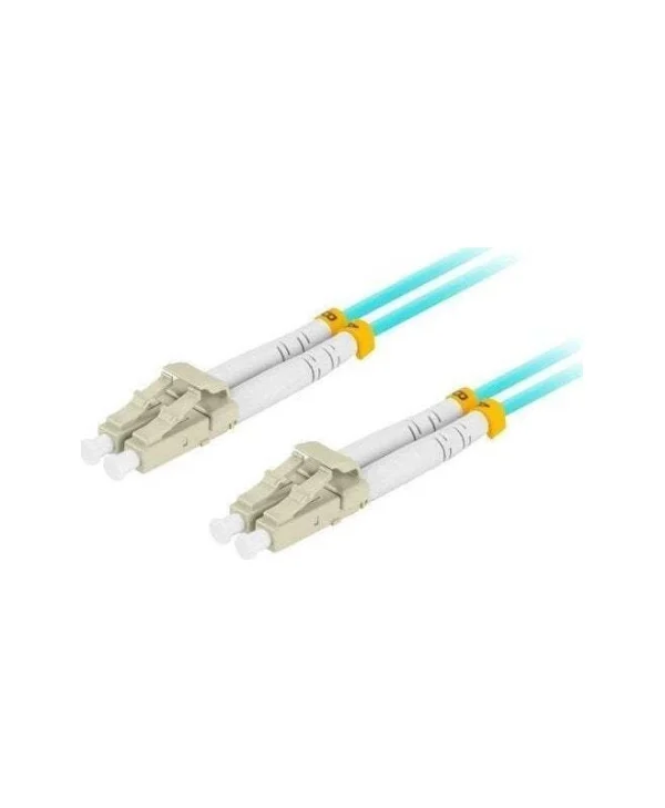Lanberg Καλώδιο Οπτικής Ίνας LC/UPC-LC/UPC 2m Τιρκουάζ 1τμχ