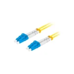 Lanberg Καλώδιο Οπτικής Ίνας LC/UPC-LC/UPC 5m Κίτρινο 1τμχ