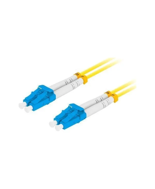 Lanberg Καλώδιο Οπτικής Ίνας LC/UPC-LC/UPC 5m Κίτρινο 1τμχ