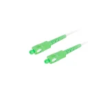Lanberg Καλώδιο Οπτικής Ίνας SC/APC-SC/APC 2.5m Λευκό 1τμχ