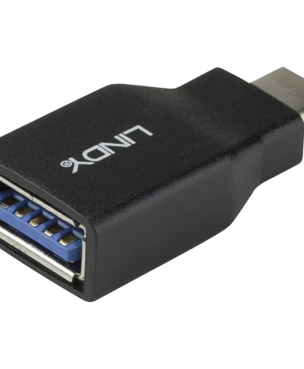 Lindy Μετατροπέας USB-A male σε USB-C female 1τμχ 41899 41899