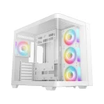 Deepcool CG530U 4F Midi Tower Κουτί Υπολογιστή με Πλαϊνό Παράθυρο και ARGB Φωτισμό Λευκό - Image 2