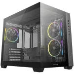 Deepcool CG330 3F Mini Tower Κουτί Υπολογιστή με Πλαϊνό Παράθυρο και ARGB Φωτισμό Μαύρο - Image 3