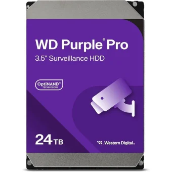 Western Digital Purple Pro Smart 24TB HDD Σκληρός Δίσκος 3.5" SATA III 7200rpm με 512MB Cache για Καταγραφικό