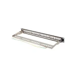 Lanberg Lanberg Patch Panel Κενό 24 Θύρες 1u 19inch Ftp Keystone Modules Μαύρο - Image 4
