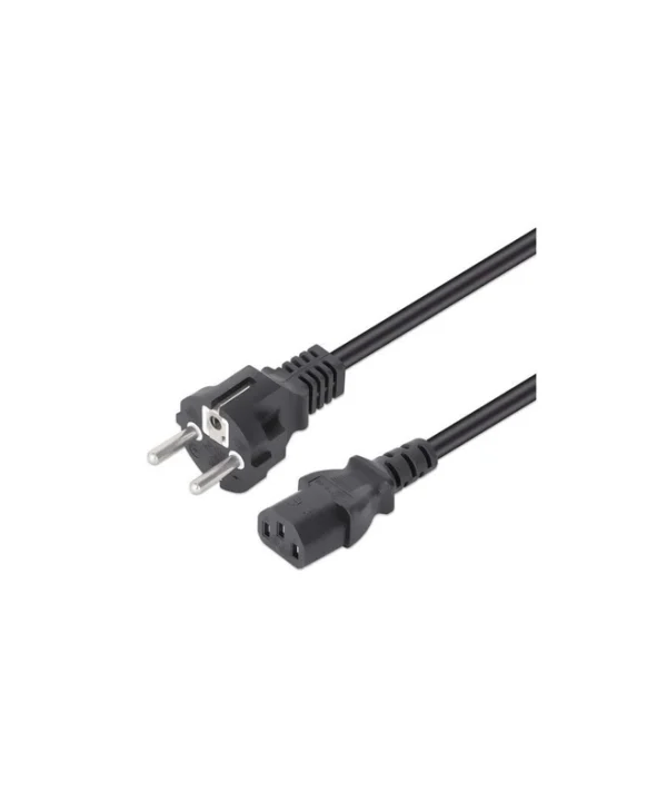 Manhattan IEC C13 - IEC C13 Cable 5m Μαύρο 308700 308700