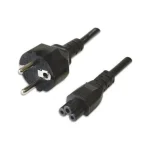 Manhattan IEC C5 - Schuko Cable 1m Μαύρο 216309 - Image 2
