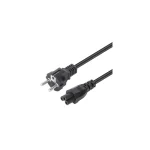 Manhattan IEC C5 - IEC C5 Cable 3m Μαύρο 356602 356602
