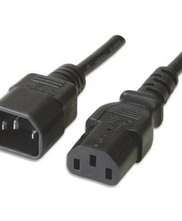 Manhattan IEC C14 - IEC C13 Cable 1m Μαύρο 352673 352673