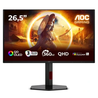 AOC Q27G4SDR OLED HDR Gaming Monitor 26.5" QHD 2560x1440 360Hz με Χρόνο Απόκρισης 0.03ms GTG Q27G4SDR