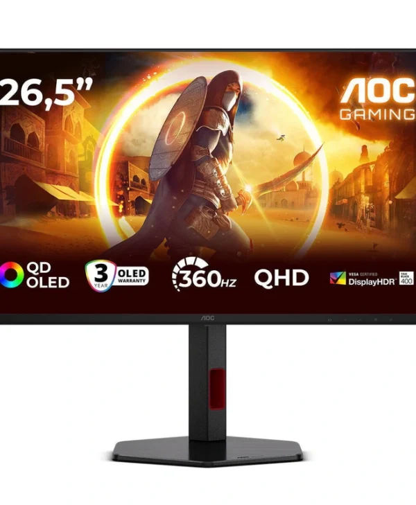 AOC Q27G4SDR OLED HDR Gaming Monitor 26.5" QHD 2560x1440 360Hz με Χρόνο Απόκρισης 0.03ms GTG Q27G4SDR