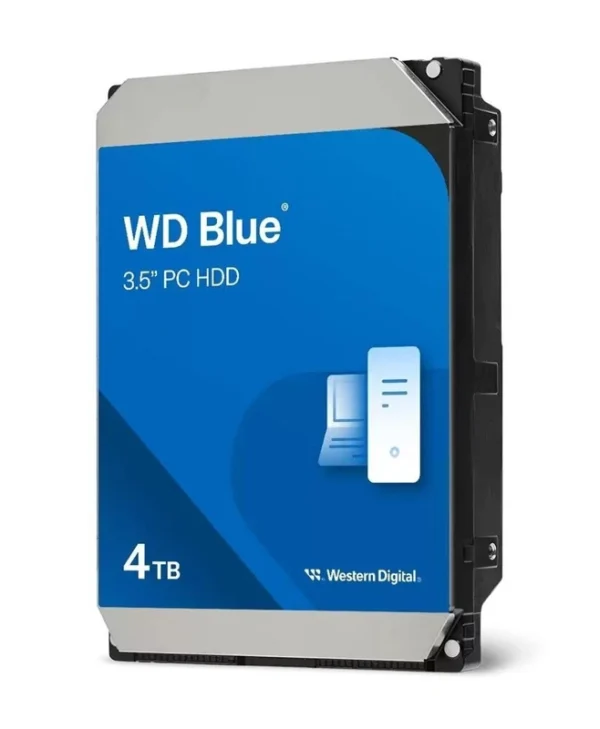 Western Digital Blue 4TB HDD Σκληρός Δίσκος 3.5" SATA III 5400rpm με 128MB Cache για Desktop