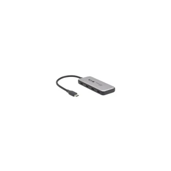 Eaton USB 3.2 Hub 4 Θυρών με σύνδεση USB-C & Θύρα Φόρτισης Ασημί