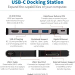 Eaton USB-C Docking Station με HDMI 4K PD Ethernet Γκρι (U442-DOCK5D-GY) U442-DOCK5D-GY - Image 8