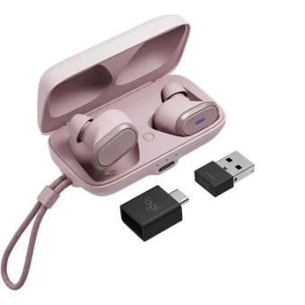 Logitech Zone True Wireless In-ear Bluetooth Handsfree Ακουστικά με Αντοχή στον Ιδρώτα Rose