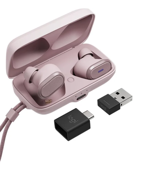 Logitech Zone True Wireless In-ear Bluetooth Handsfree Ακουστικά με Αντοχή στον Ιδρώτα Rose