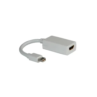 Roline 12.03.3129 Μετατροπέας mini DisplayPort male σε HDMI female Λευκό 1τμχ 12.03.3129