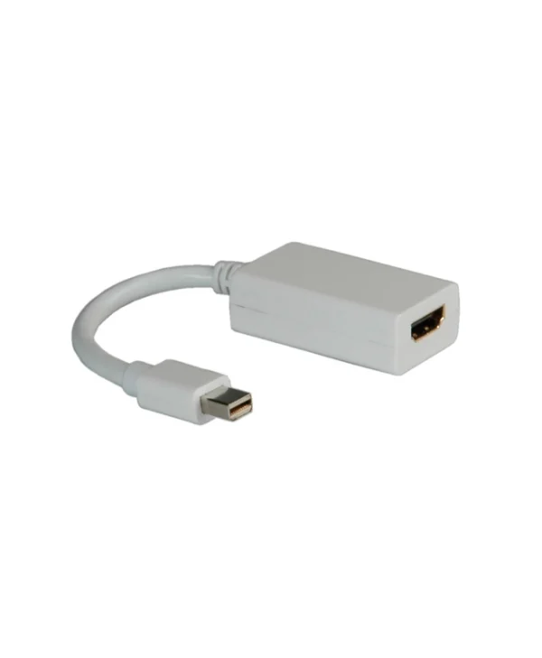 Roline 12.03.3129 Μετατροπέας mini DisplayPort male σε HDMI female Λευκό 1τμχ 12.03.3129