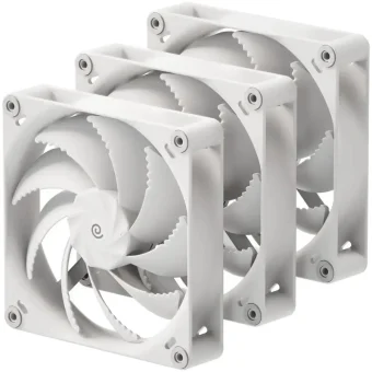 HAVN H14 Case Fan 140mm με Σύνδεση 4-Pin PWM 3τμχ Λευκό