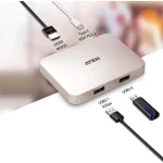 Aten USB-C Docking Station με HDMI 4K PD Φούξια (UH3235-AT) UH3235 - Image 3