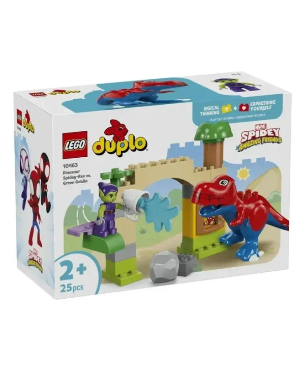 LEGO Duplo Spidey-Rex Dinosaur vs. Green Goblin για 2+ Ετών 25τμχ