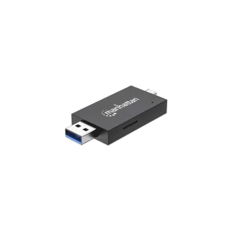 Manhattan Card Reader USB 3.0 / USB 3.2 / USB 2.0 για SD/microSD