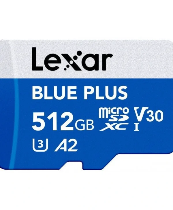 Lexar Plus 512GB Class 10 U3 V30 A2