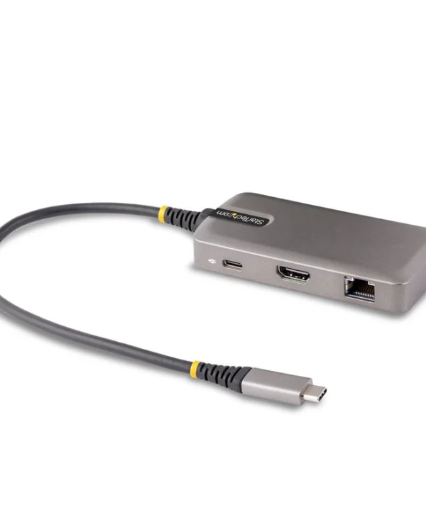 StarTech USB-C Docking Station με HDMI 4K PD Ethernet Γκρι (S55169511)